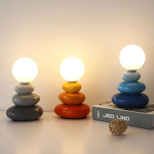 Stacked Stone Lamp