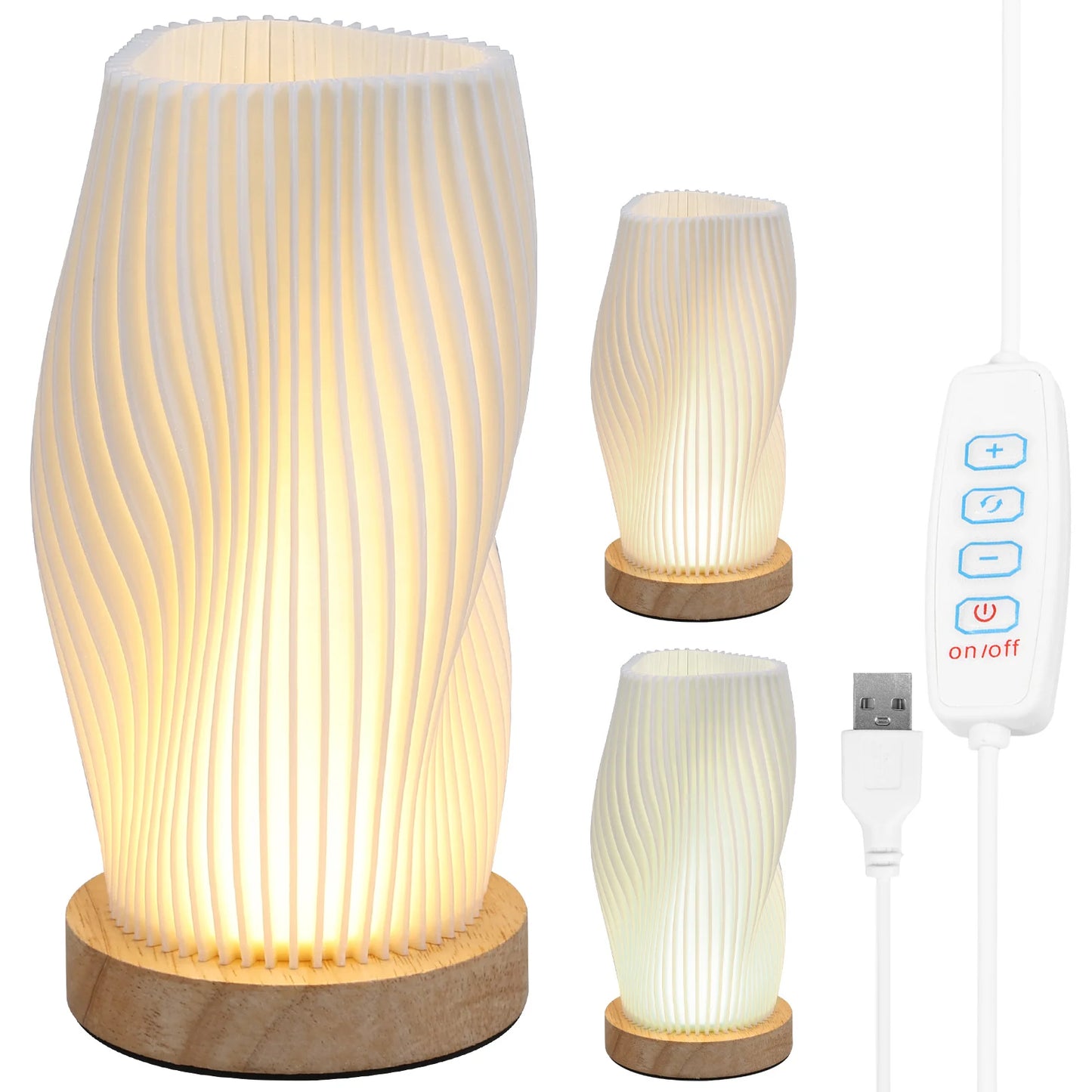 Novel Table Lamp - 3 colors light