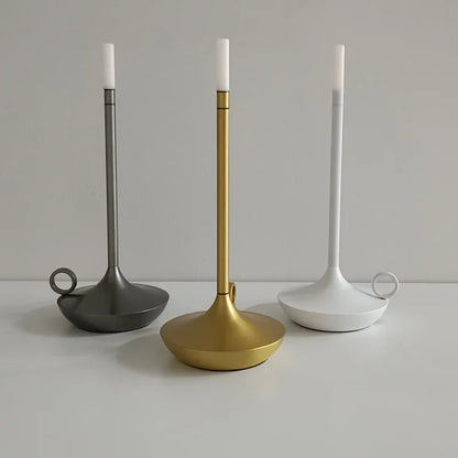 Elegant Candle Table Lamp - Wireless