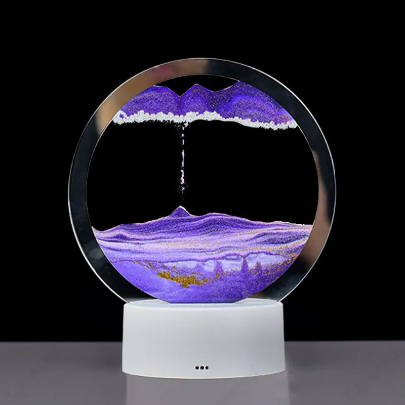 3D Flowing Sand Lamp