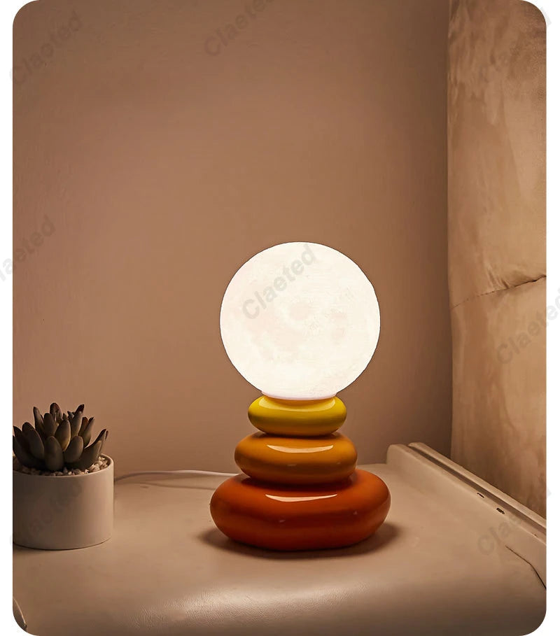 Nordic Stack Stone Lamp