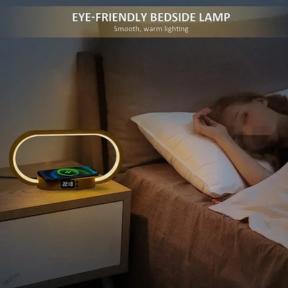 Minimalist Lamp with Wireless Phone Charger