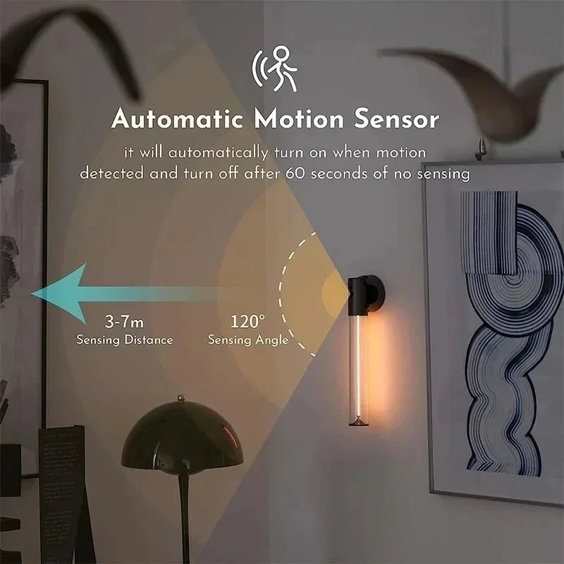 Smart Wireless Quantum Lamp - with motion sensor (wall/table)