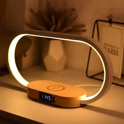 Minimalist Lamp with Wireless Phone Charger