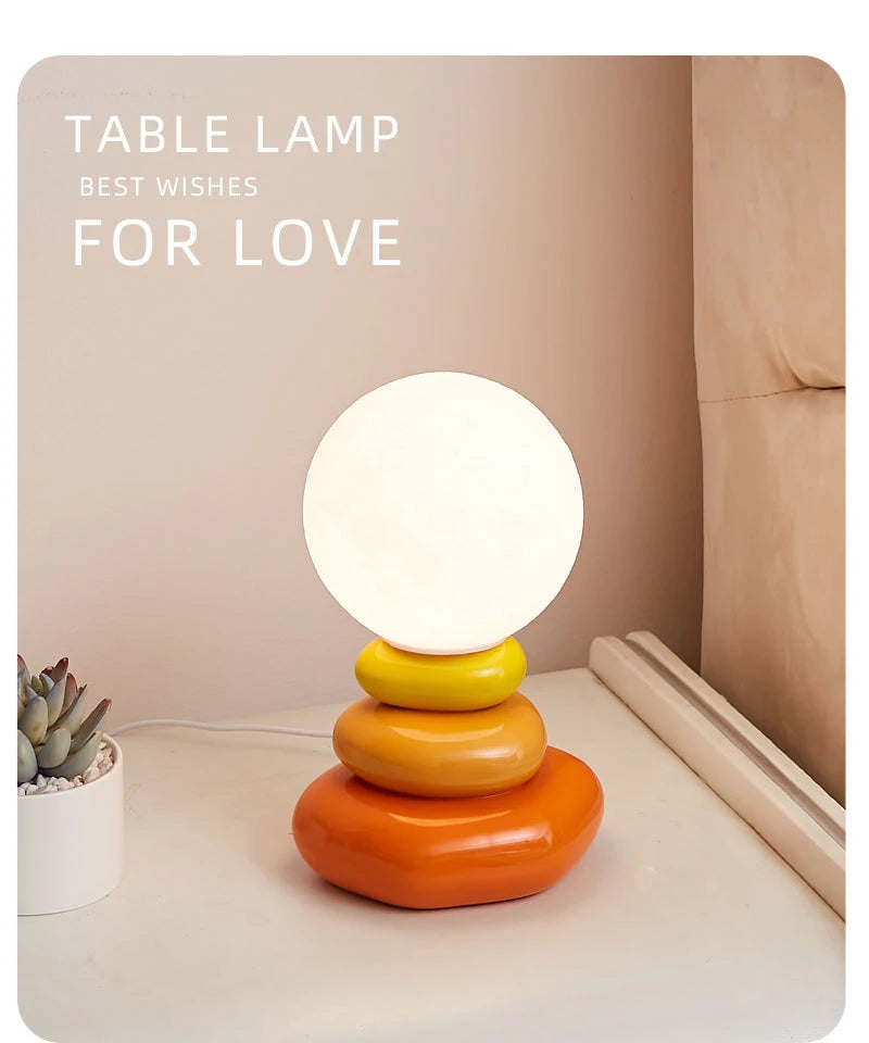 Nordic Stack Stone Lamp