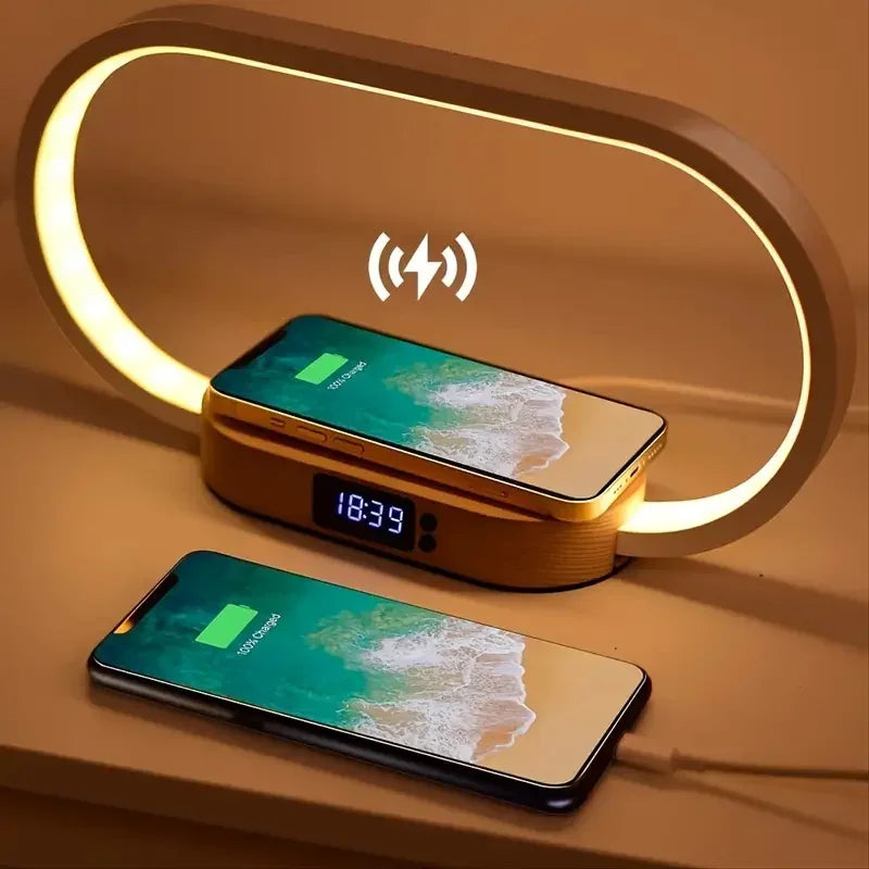 Minimalist Lamp with Wireless Phone Charger