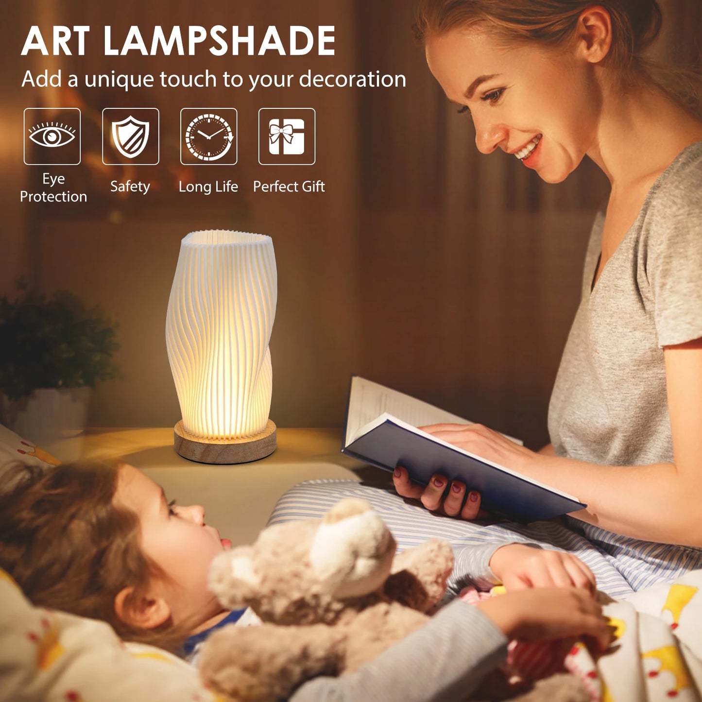 Novel Table Lamp - 3 colors light