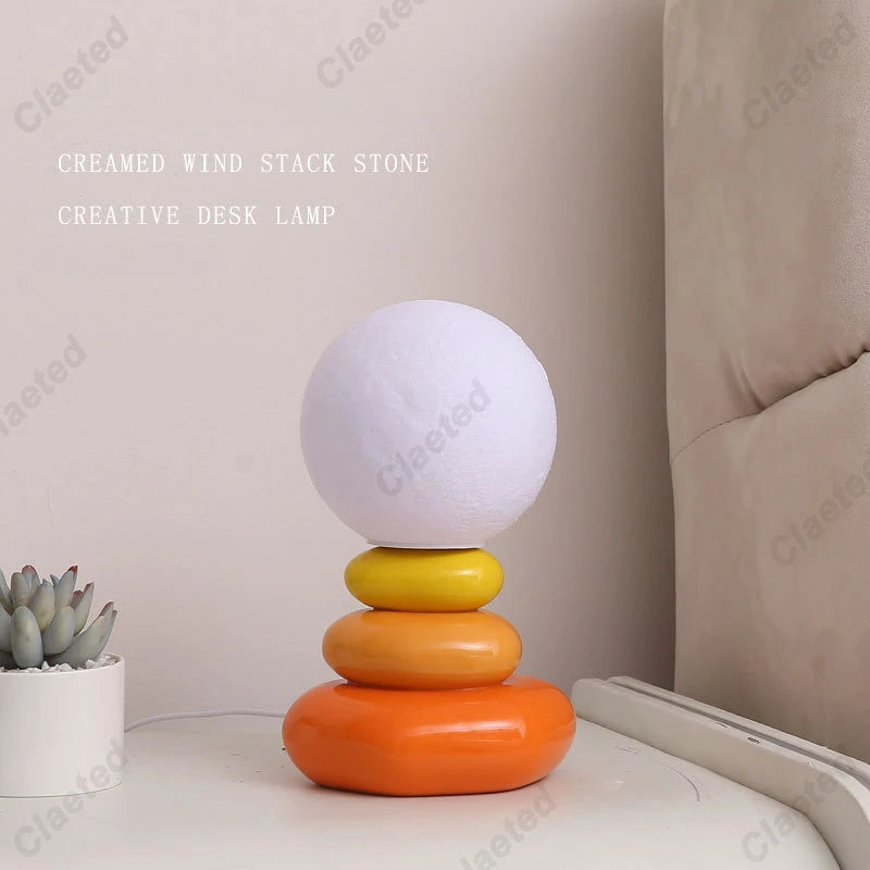 Nordic Stack Stone Lamp