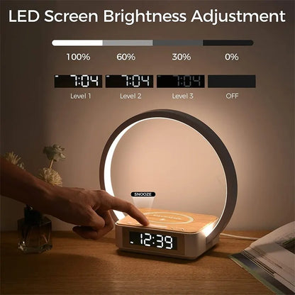 Smart Ring Lamp - 3 in 1 with Wireless phone charger