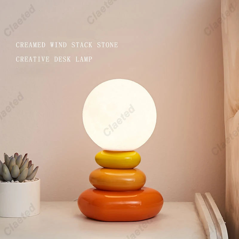 Nordic Stack Stone Lamp