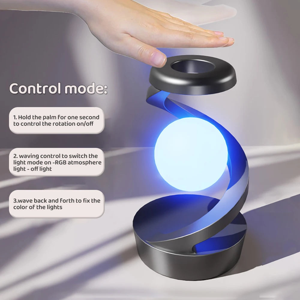 360° Rotating Suspension Lamp With Wireless phone Charger