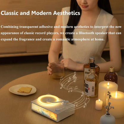 Vintage Speaker - Aromatherapy Lamp with Wireless Bluetooth