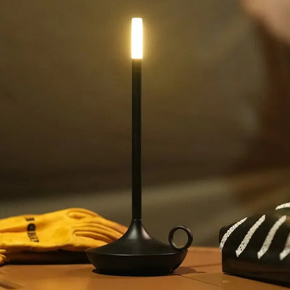 Elegant Candle Table Lamp - Wireless