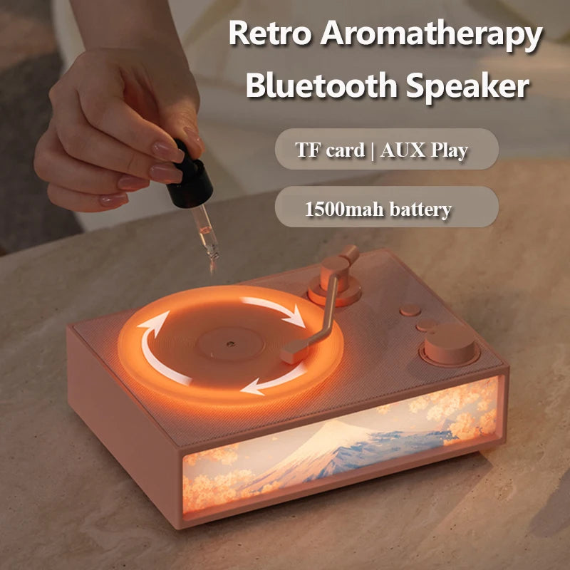 Vintage Speaker - Aromatherapy Lamp with Wireless Bluetooth